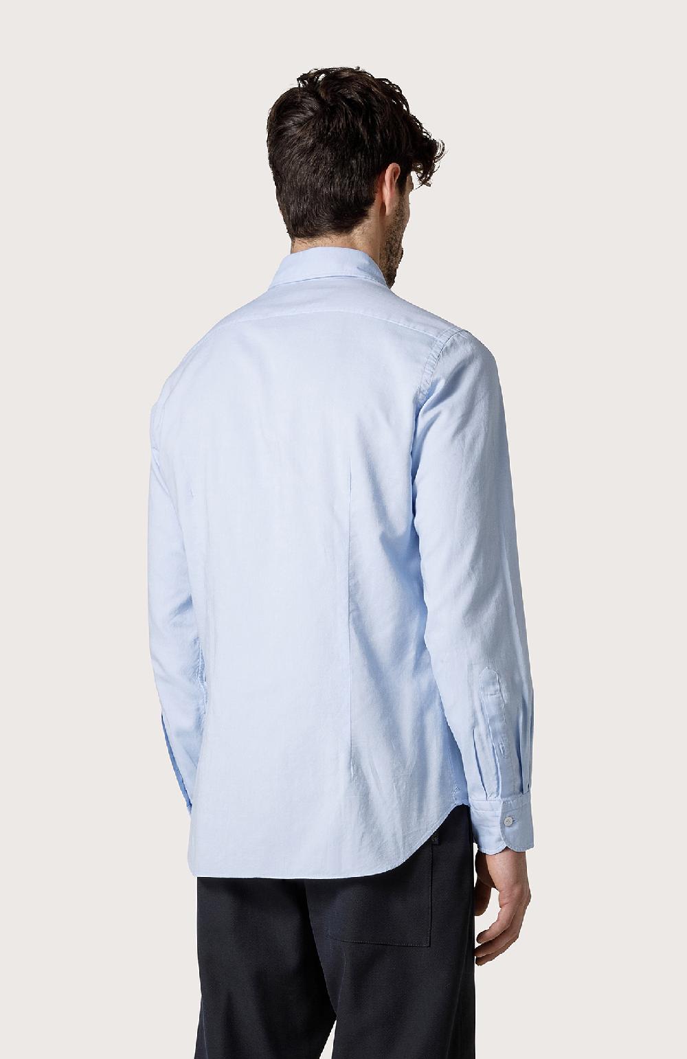 Seventy Camicia In Oxford - Col. Blu