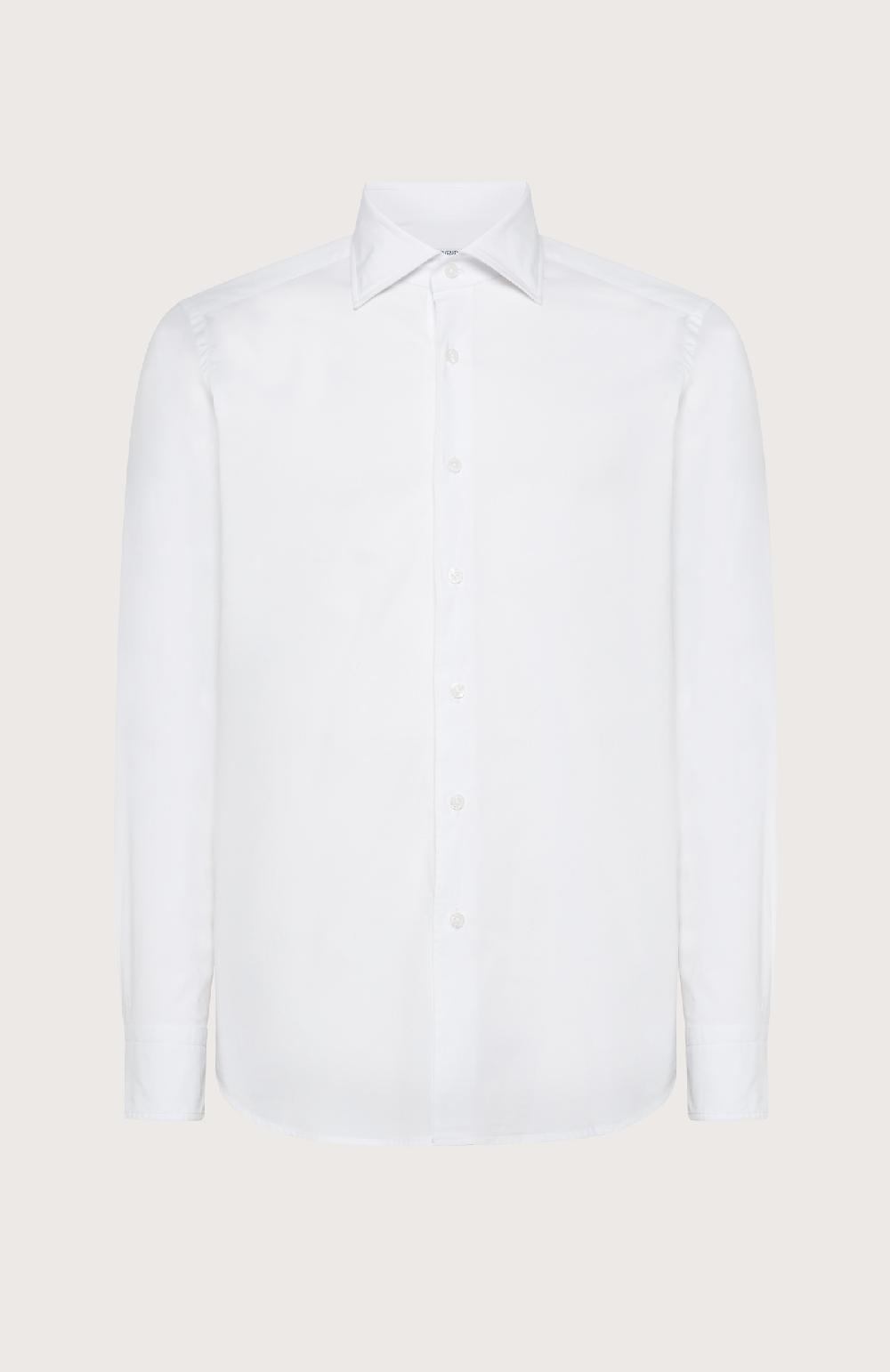 Seventy Camicia in popeline stretch - Col. Bianco