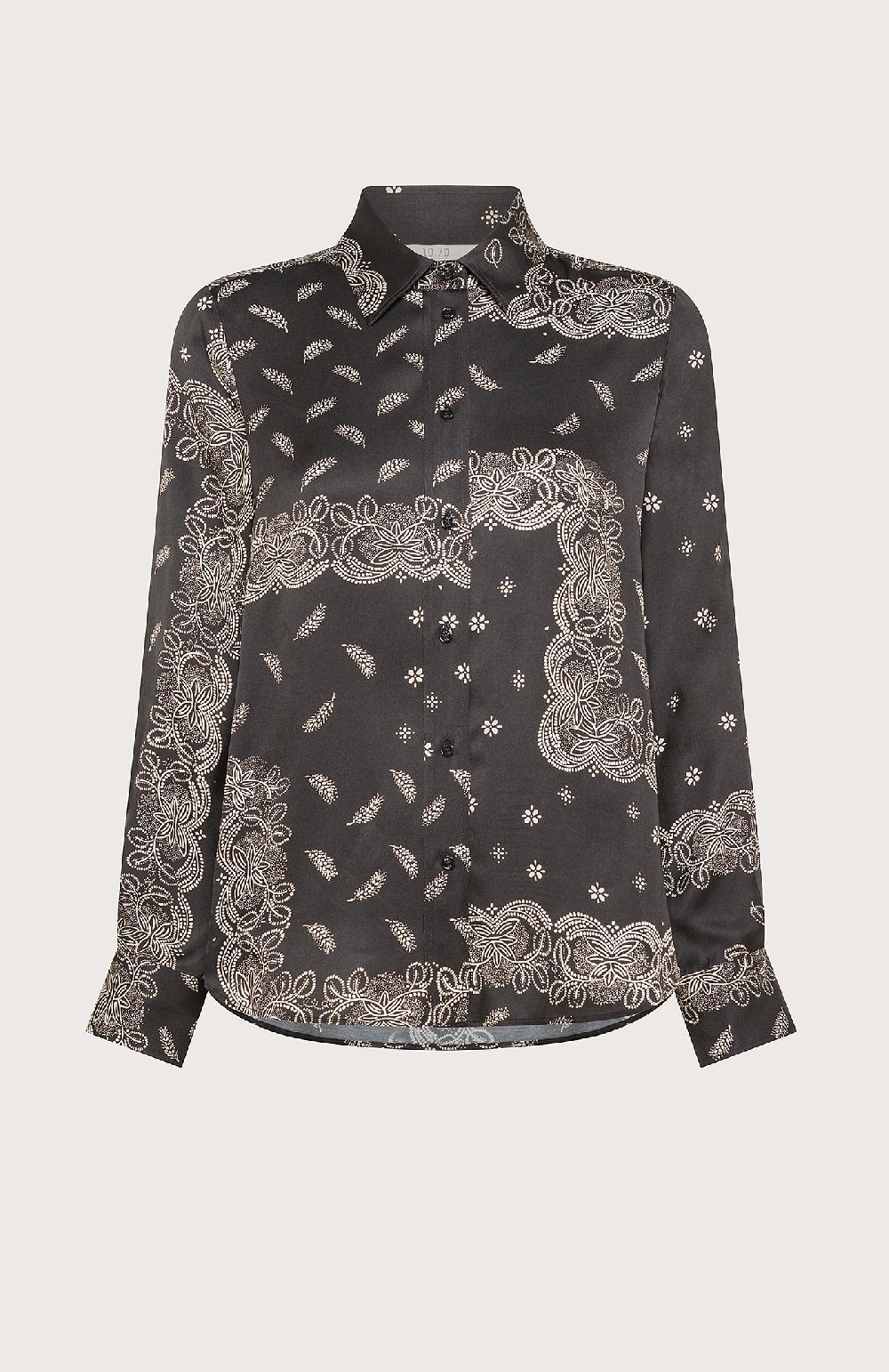 Seventy Camicia regual fit con stampa - Col. Nero