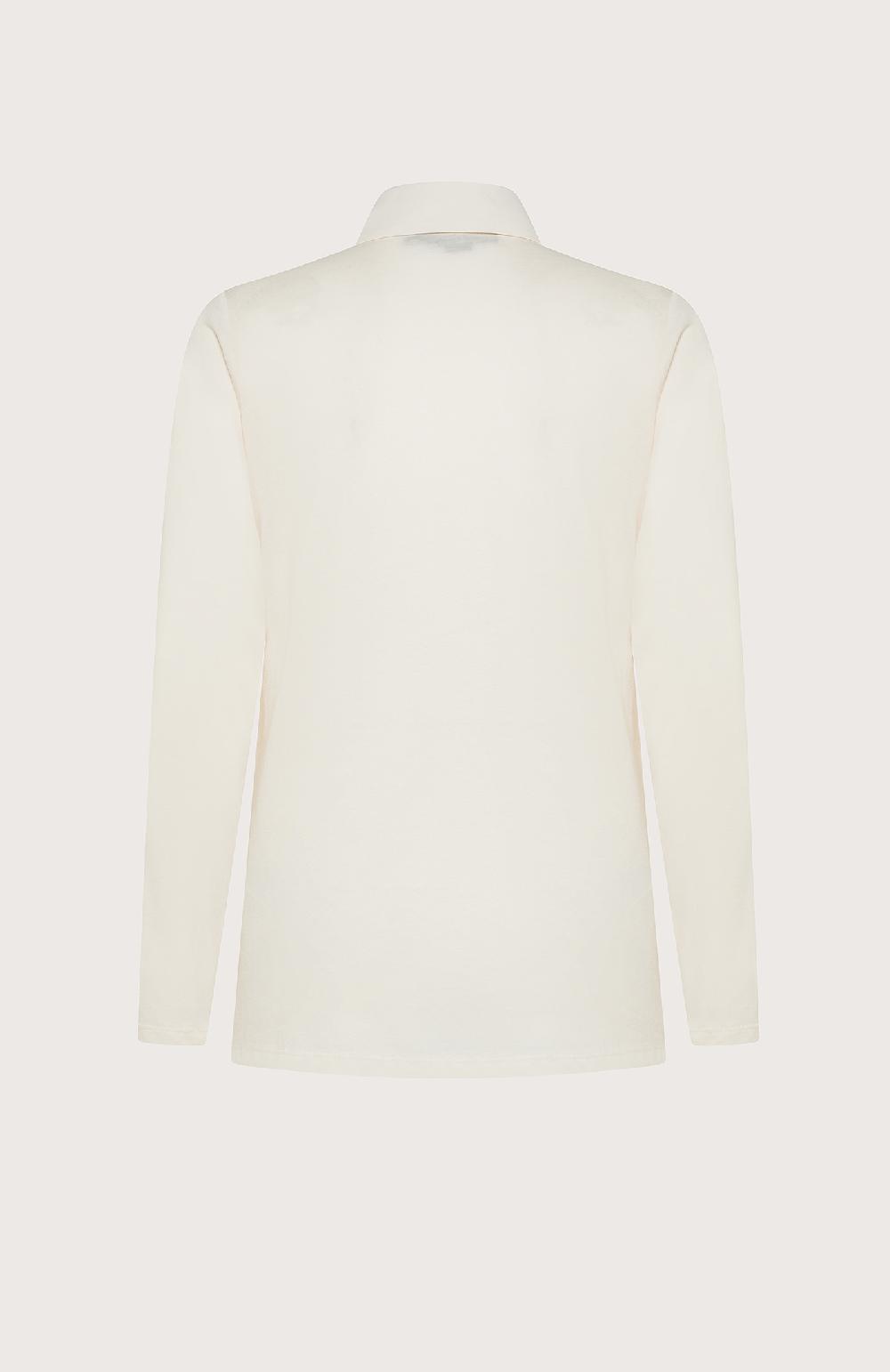 Seventy Camicia Slim Fit Bi-materiale - Col. Neutro