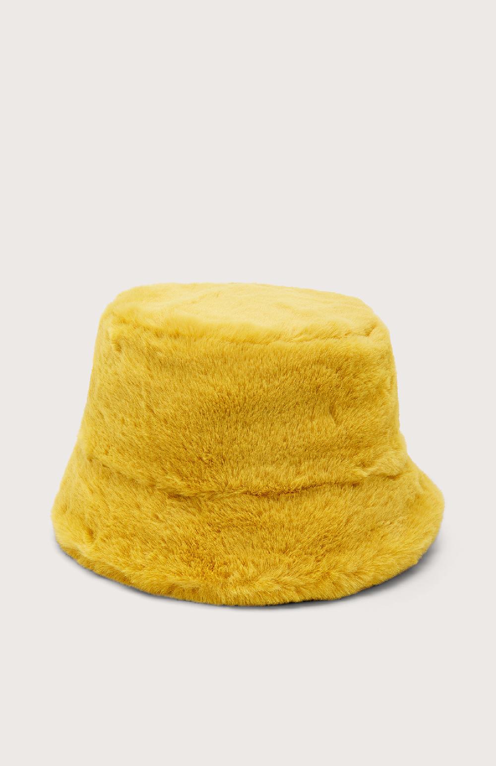 Seventy Cappello In Eco Pelliccia - Col. Giallo