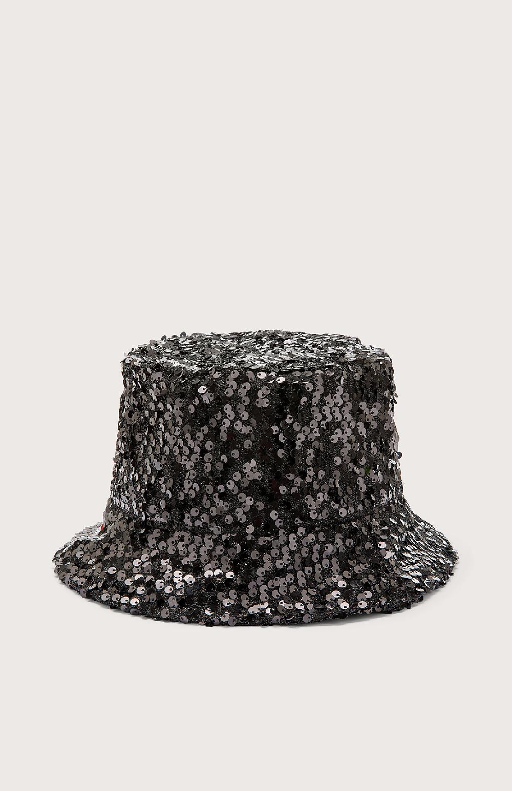 Seventy Cappello pescatore in paillettes - Col. Nero