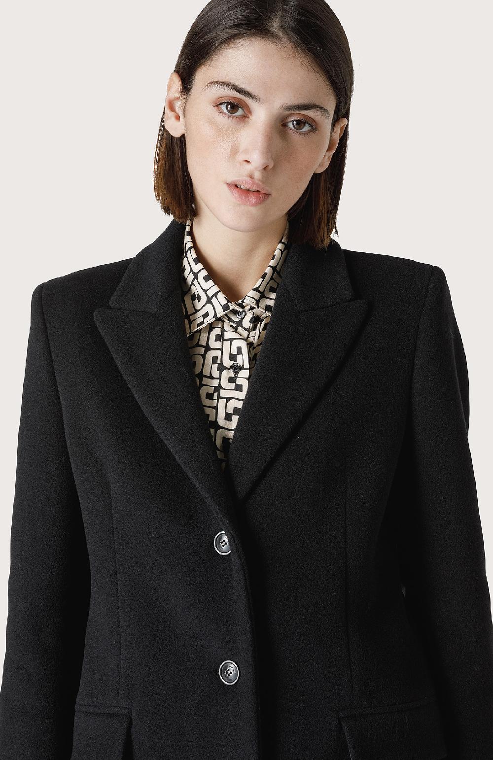 Seventy Cappotto A Tre Bottoni - Col. Nero