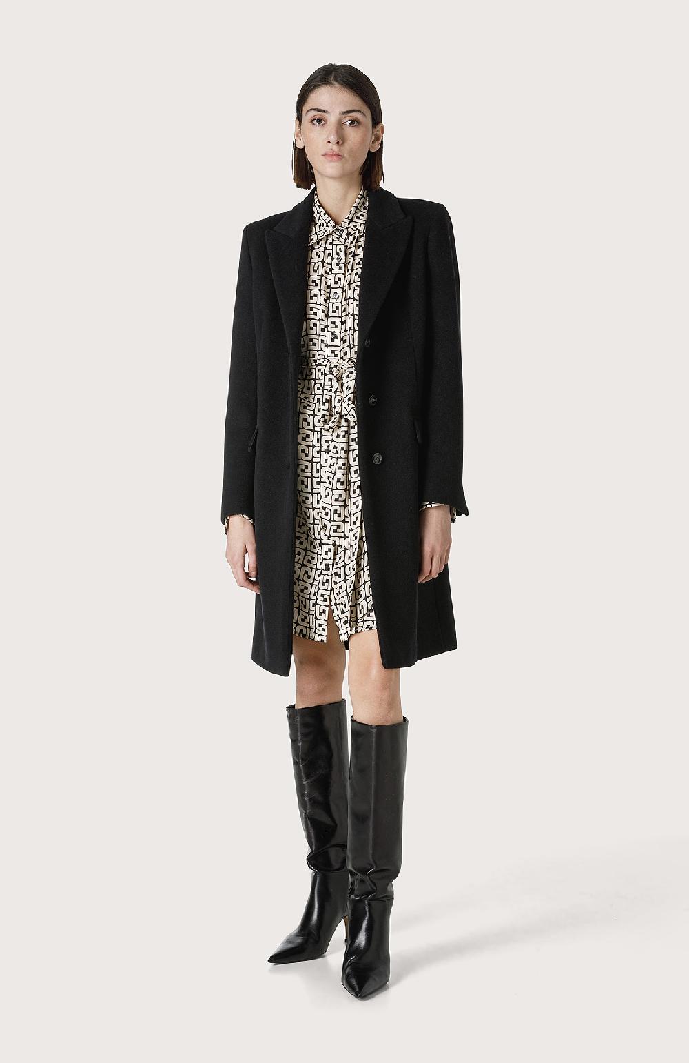 Seventy Cappotto A Tre Bottoni - Col. Nero