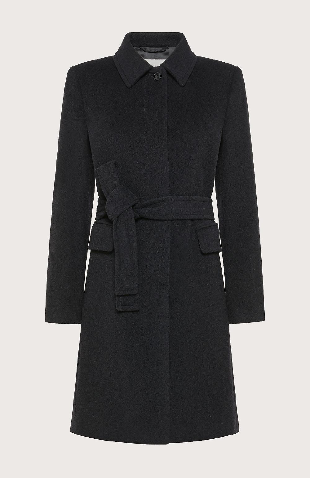 Seventy Cappotto Con Cintura - Col. Nero