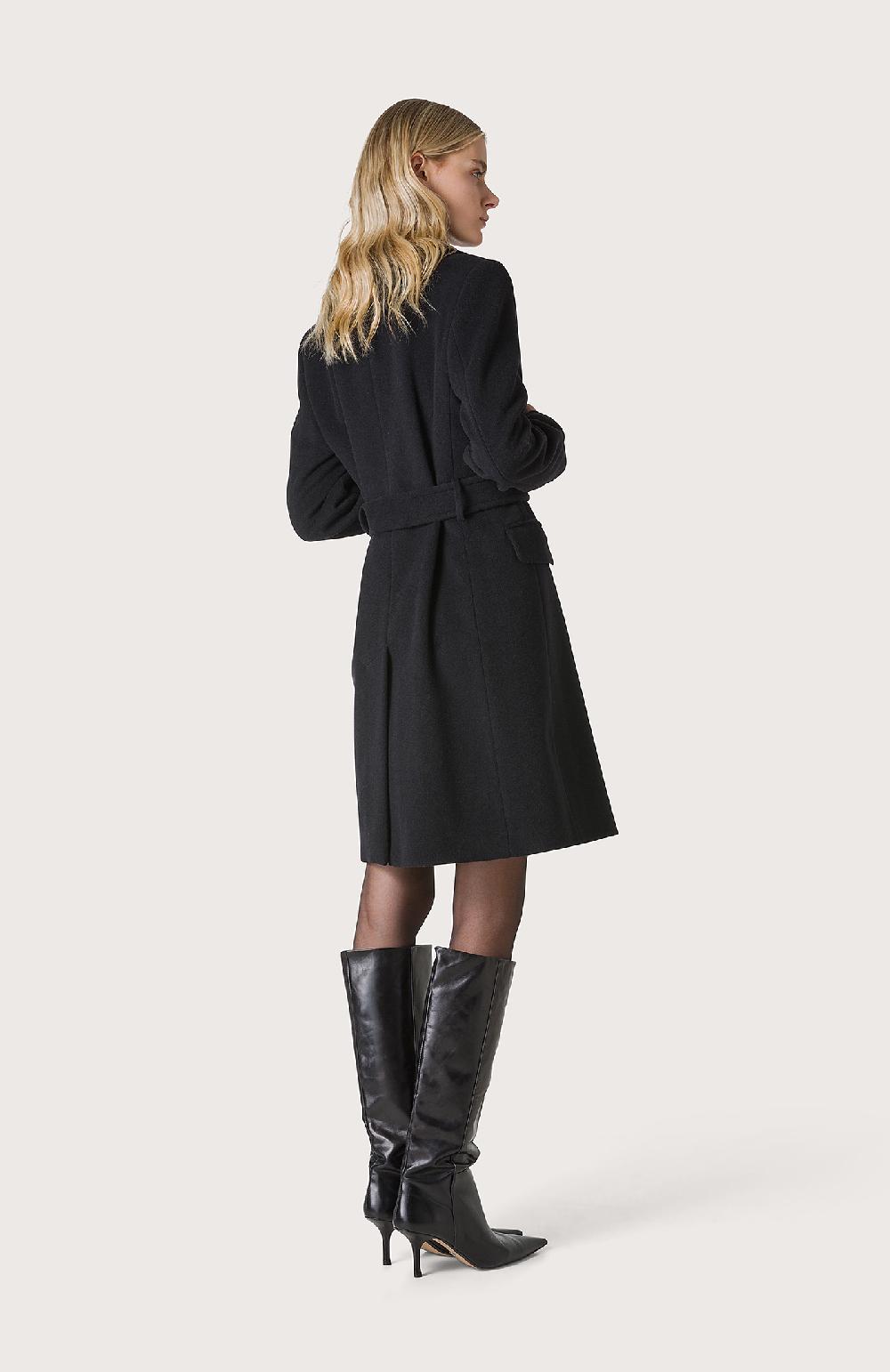 Seventy Cappotto Con Cintura - Col. Nero