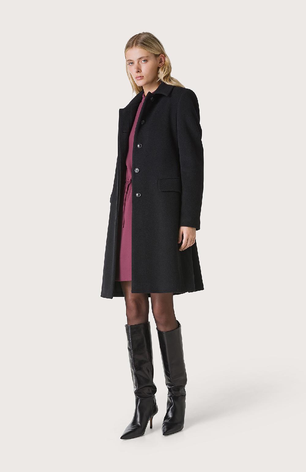 Seventy Cappotto con cintura - Col. Nero