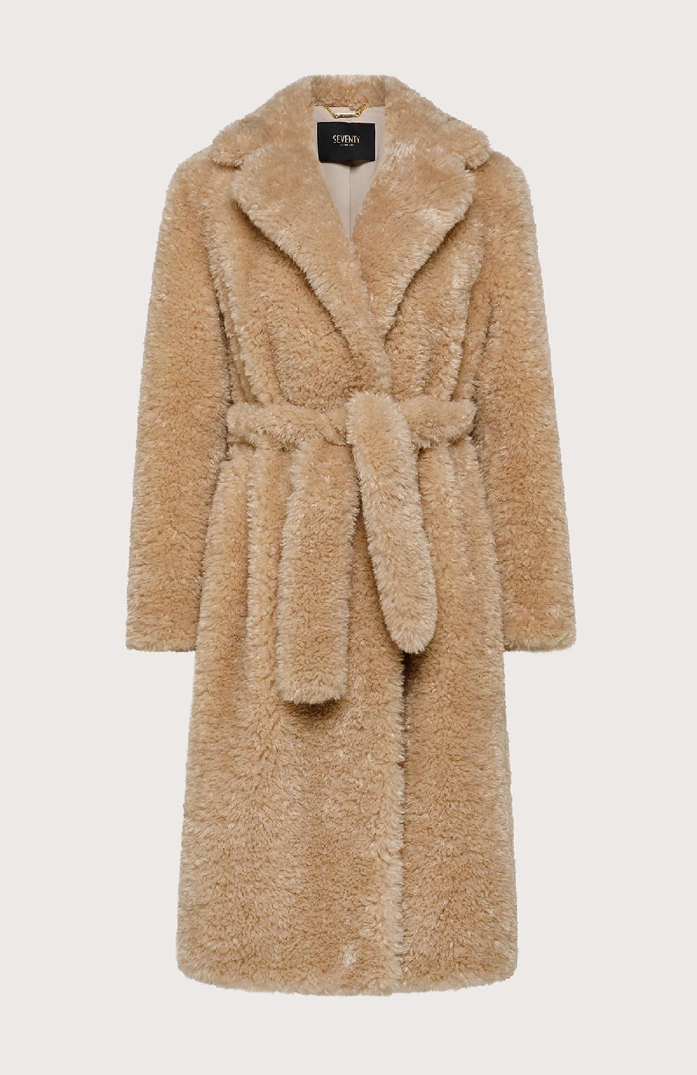 Seventy Cappotto in eco pelliccia - Col. Neutro