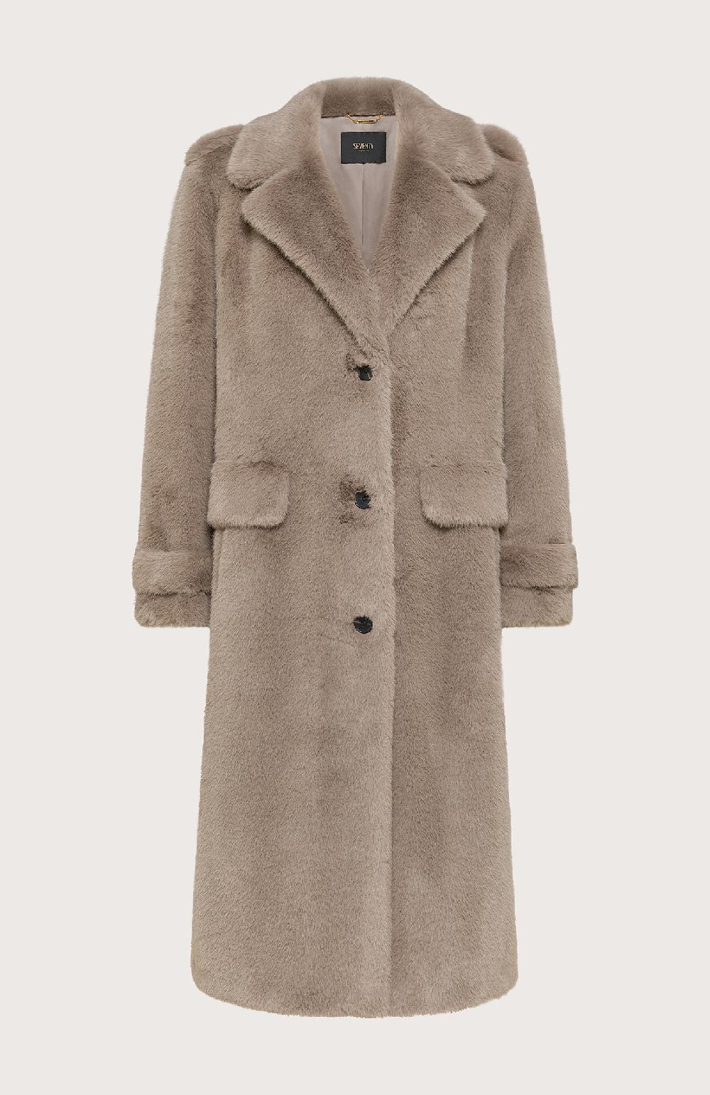 Seventy Cappotto in ecopelliccia - Col. Grigio