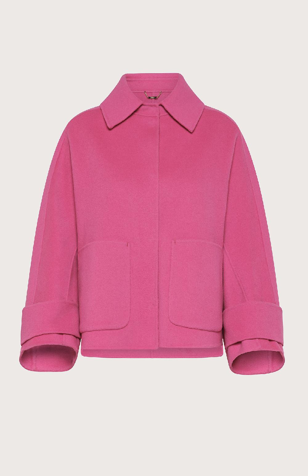 Seventy Cappotto mantellina in double - Col. Rosa