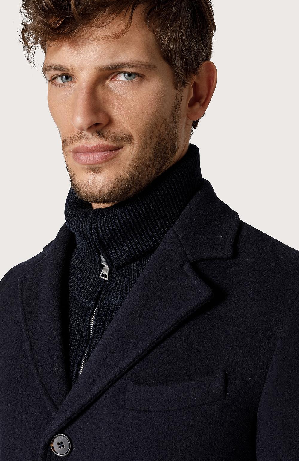 Seventy Cappotto Monopetto - Col. Blu