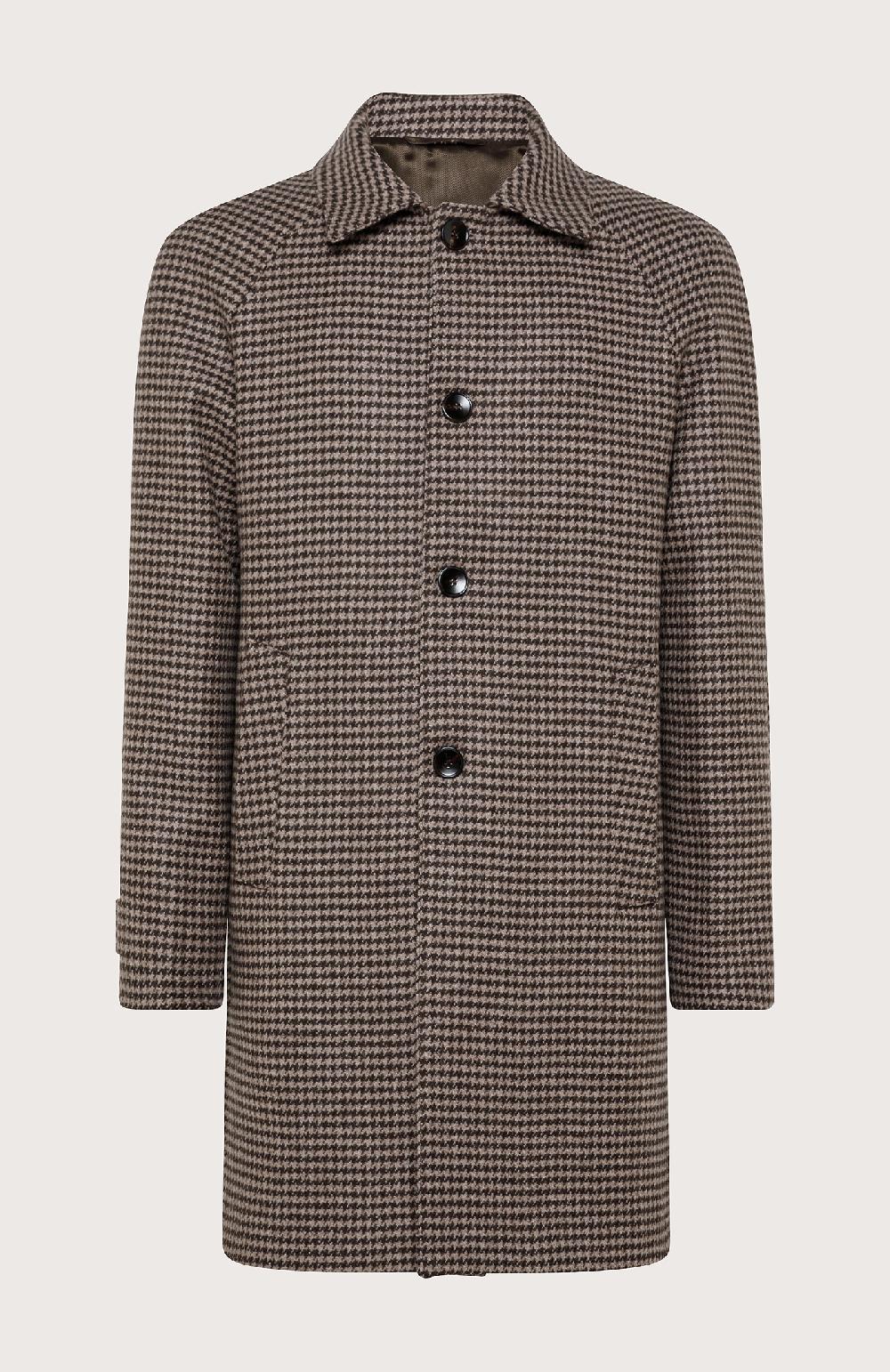 Seventy Cappotto pied de poule - Col. Marrone