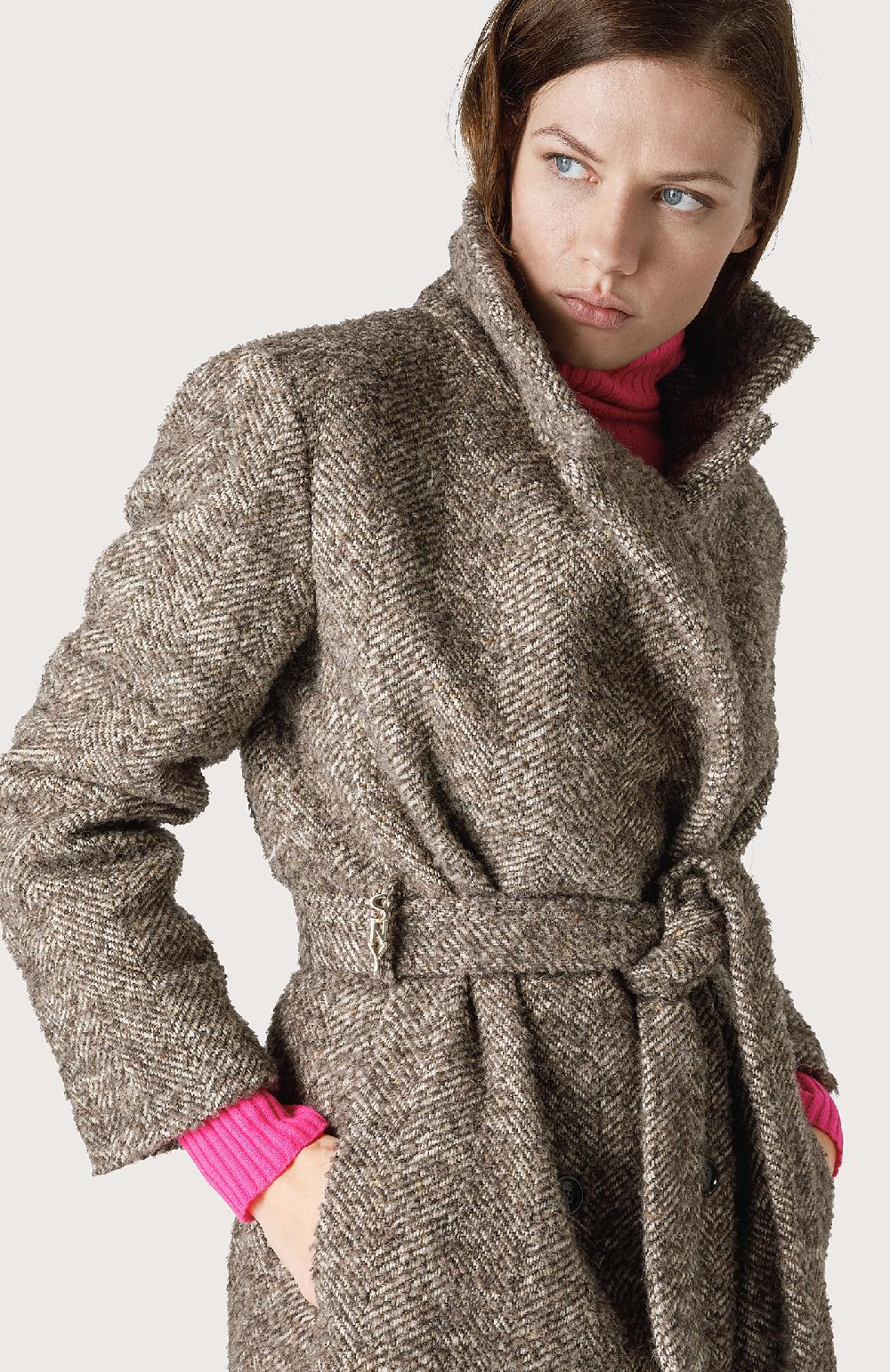 Seventy Cappotto Spinato - Col. Marrone