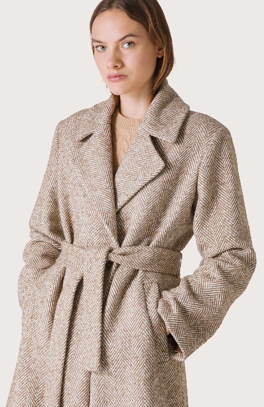 Seventy Cappotto Stile Vestaglia - Col. Neutro