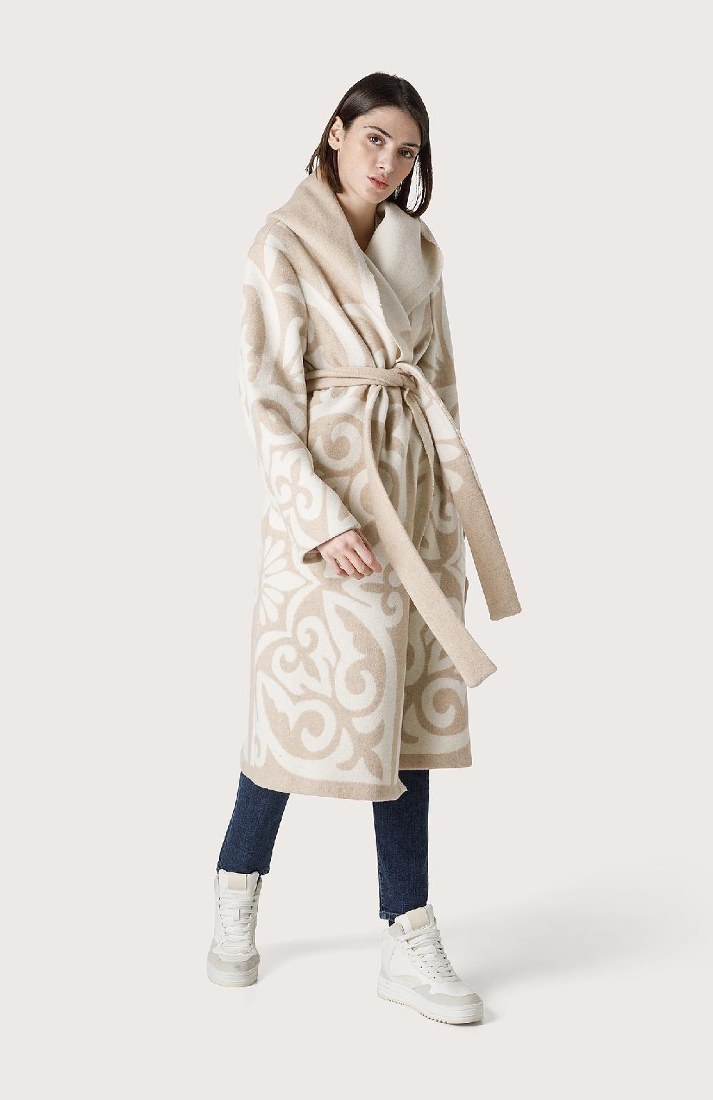 Seventy Cappotto Stile Vestaglia - Col. Neutro