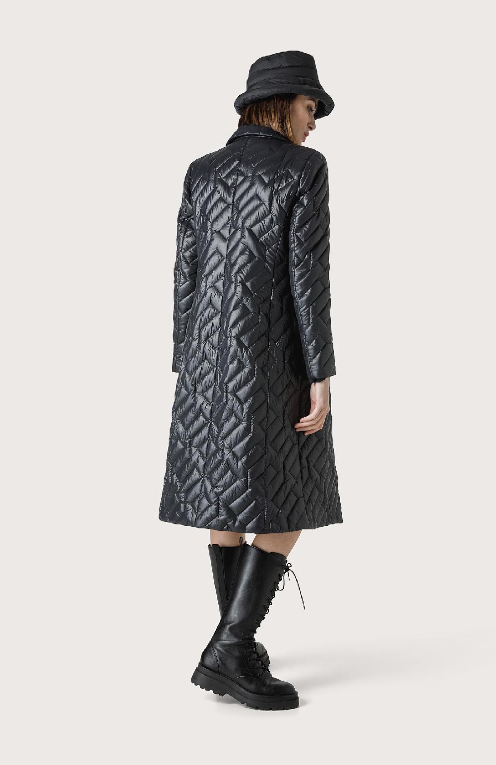 Seventy Cappotto Trapuntato A Due Bottoni - Col. Nero