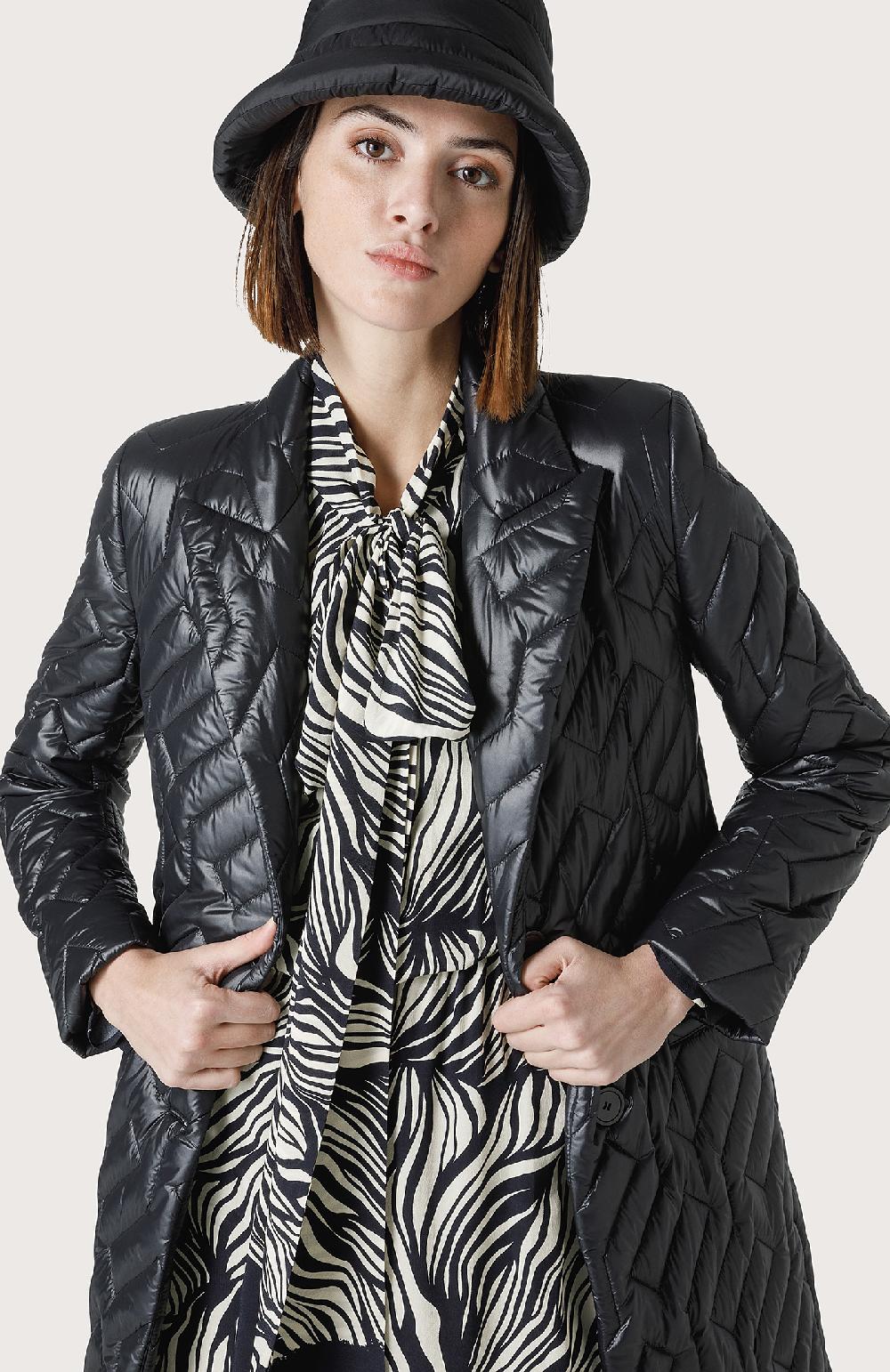 Seventy Cappotto Trapuntato A Due Bottoni - Col. Nero