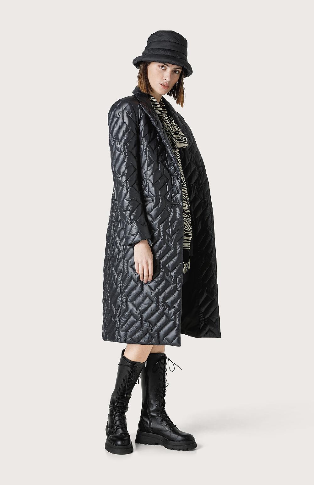 Seventy Cappotto Trapuntato A Due Bottoni - Col. Nero