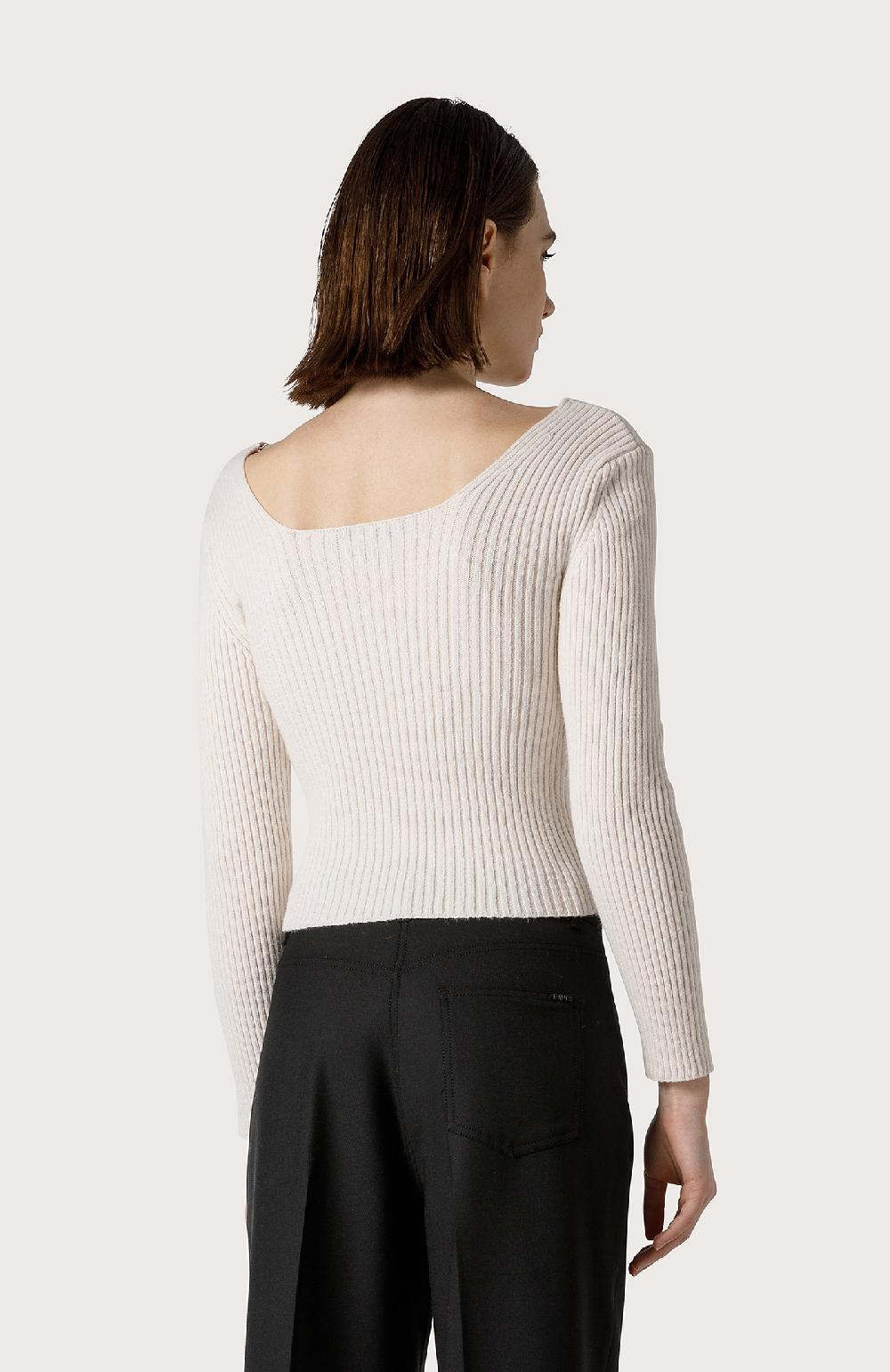 Seventy Cardigan Attillato - Col. Bianco