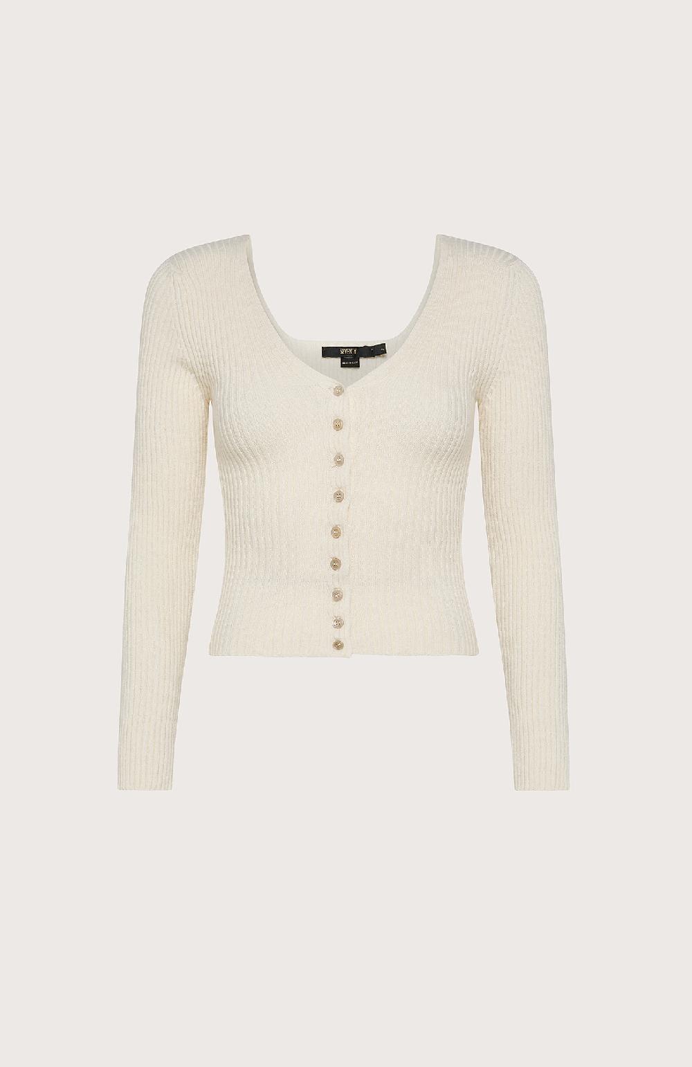 Seventy Cardigan attillato - Col. Bianco