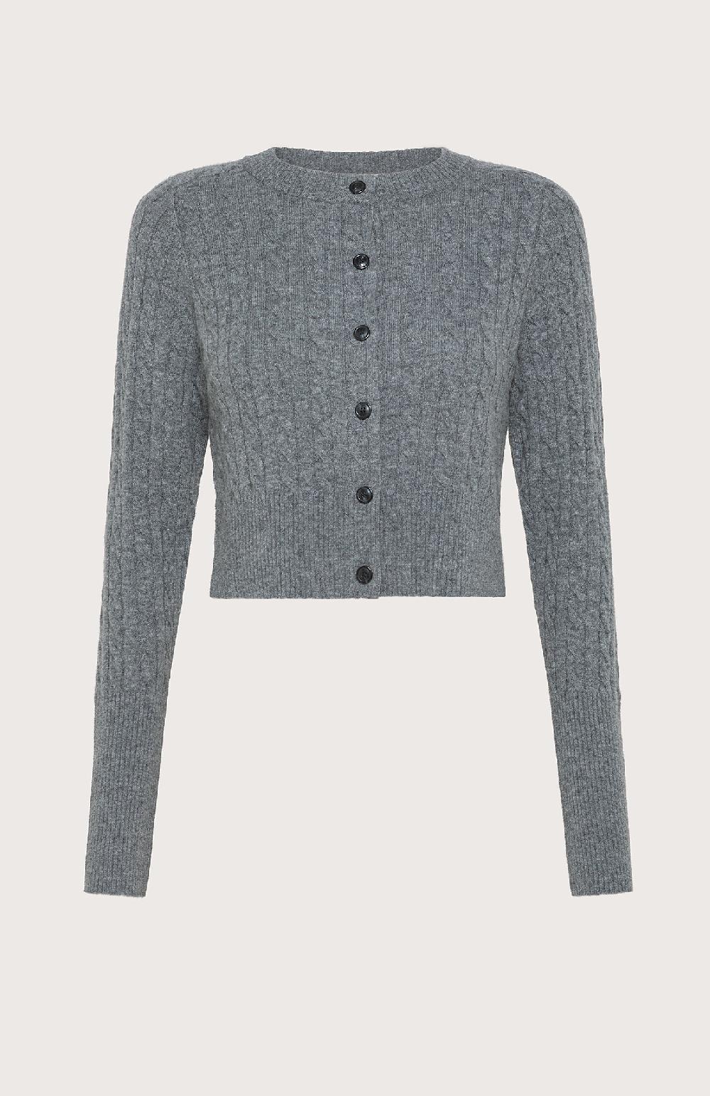 Seventy Cardigan Con Bottoni - Col. Grigio