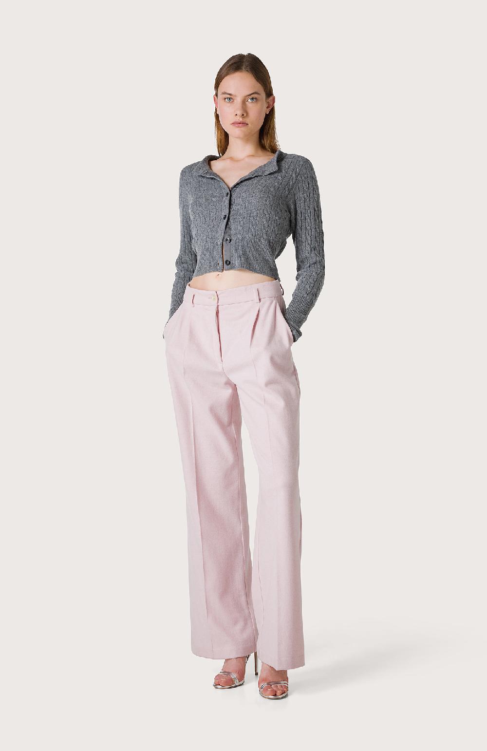 Seventy Cardigan con bottoni - Col. Grigio