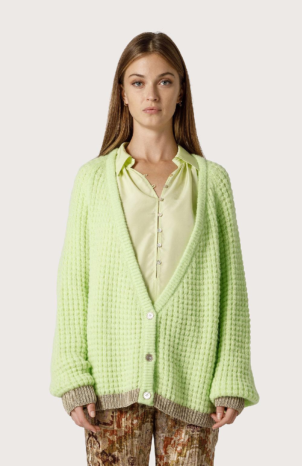 Seventy Cardigan Over - Col. Giallo