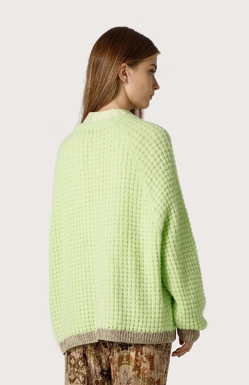 Seventy Cardigan Over - Col. Giallo