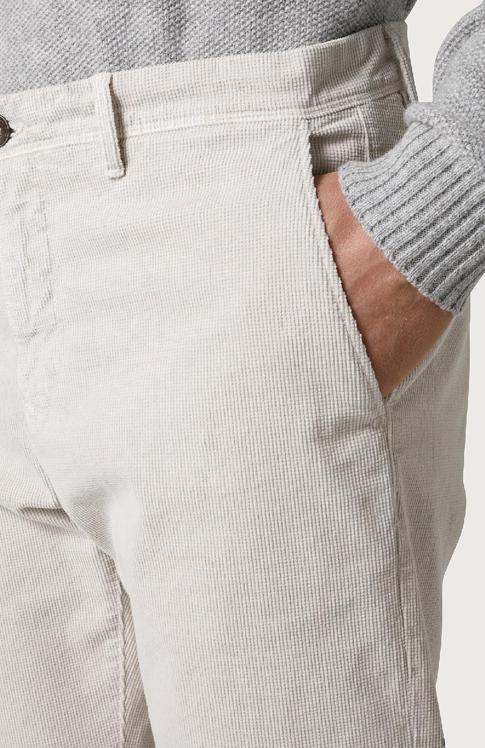 Seventy Chino In Velluto - Col. Bianco