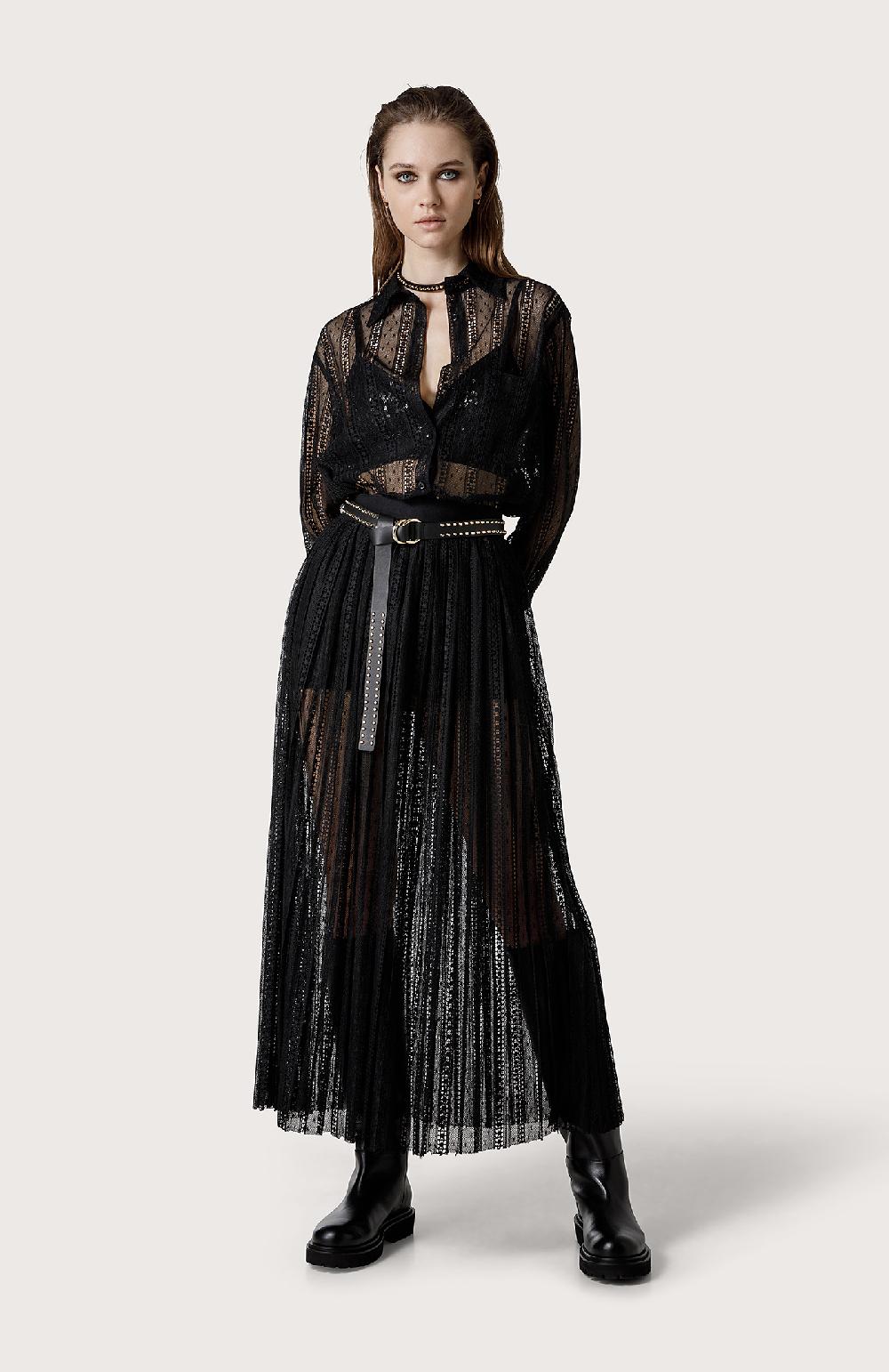 Seventy Cintura Con Borchie - Col. Nero