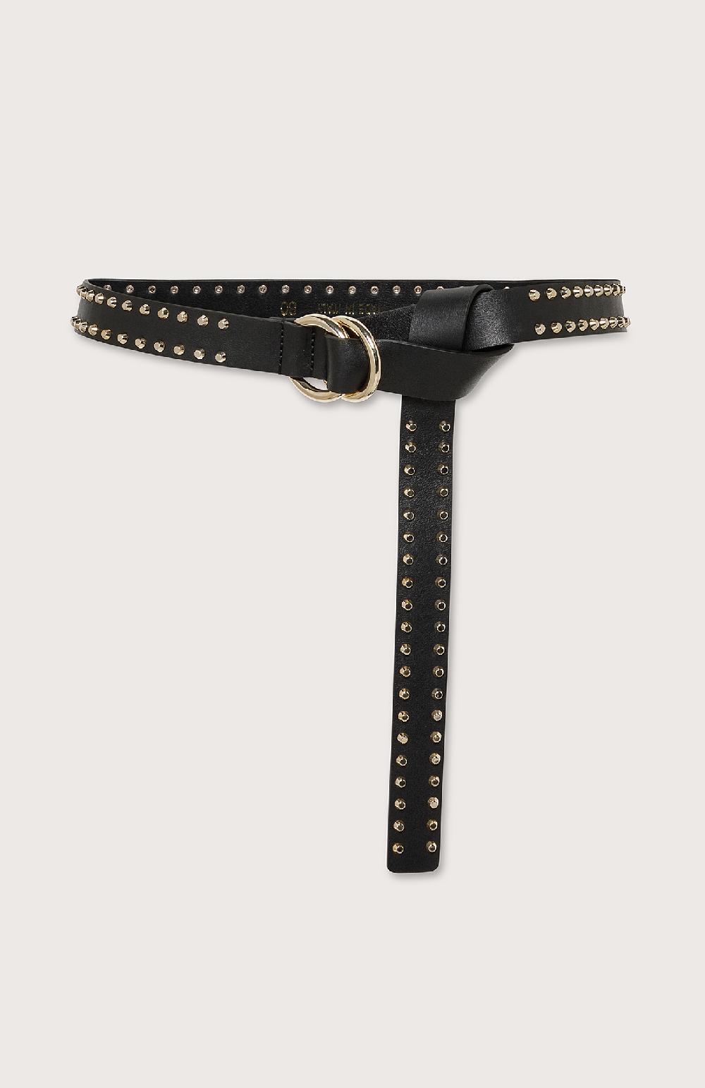 Seventy Cintura con borchie - Col. Nero