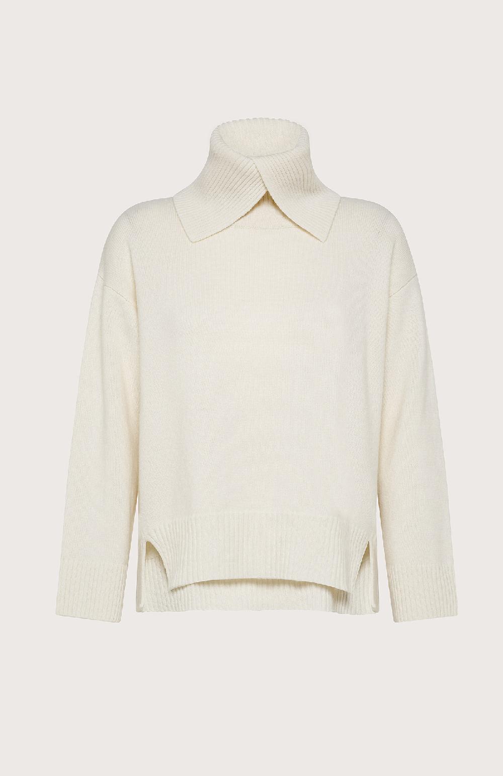 Seventy Dolcevita con collo aperto - Col. Bianco