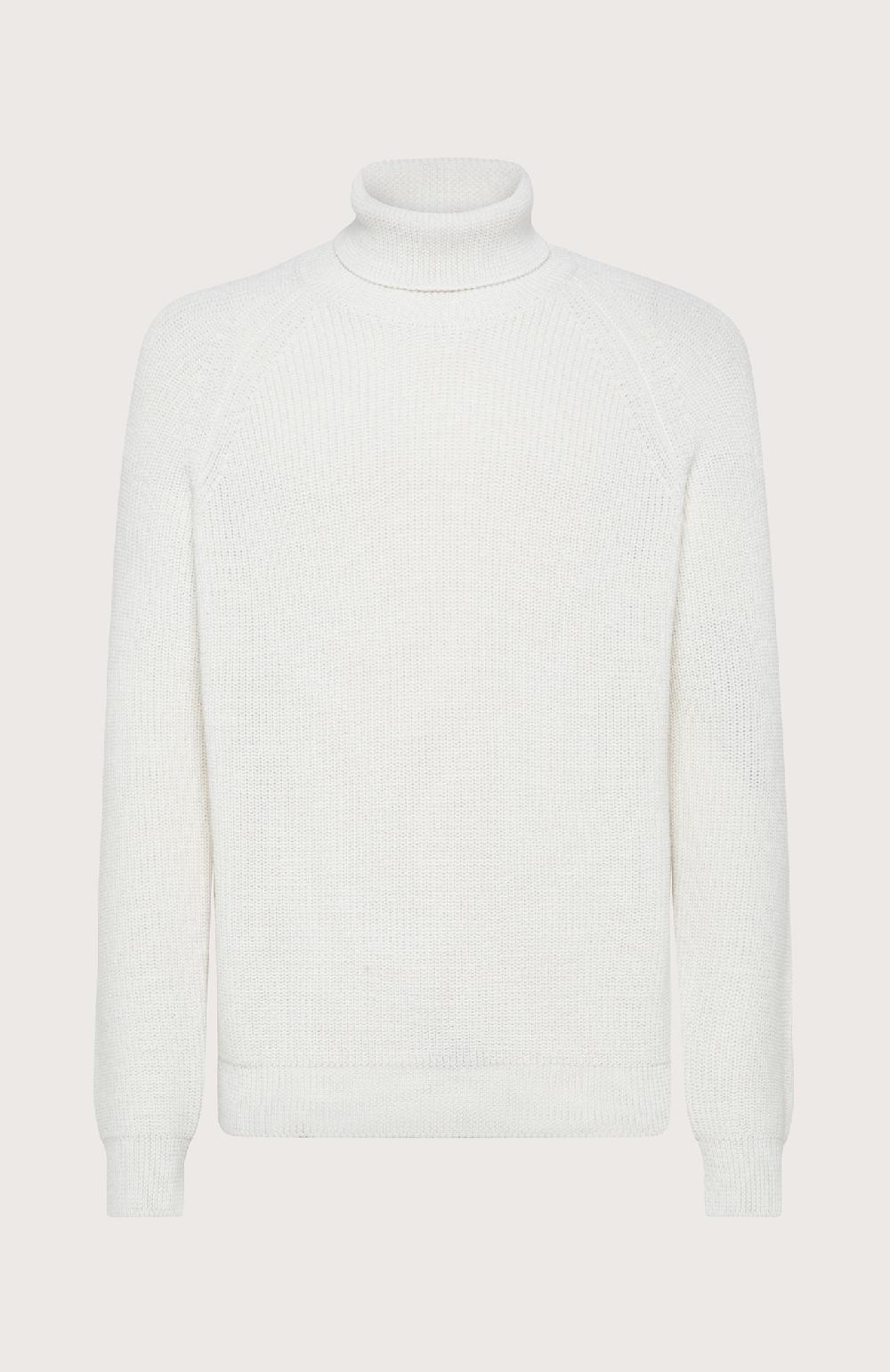 Seventy Dolcevita con manica raglan - Col. Bianco