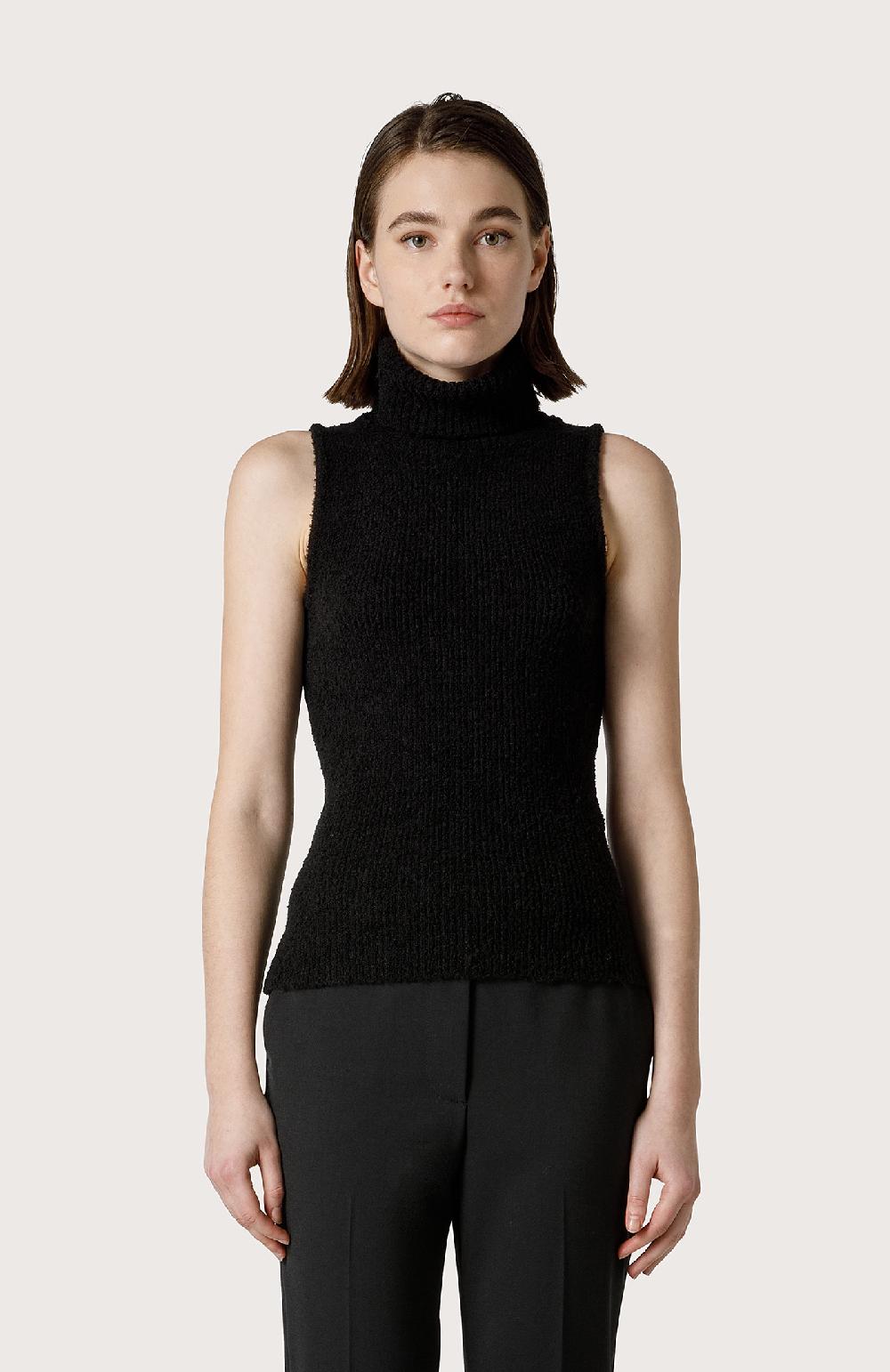 Seventy Dolcevita In Filato Bouclé - Col. Nero