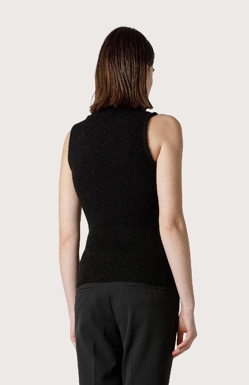 Seventy Dolcevita In Filato Bouclé - Col. Nero