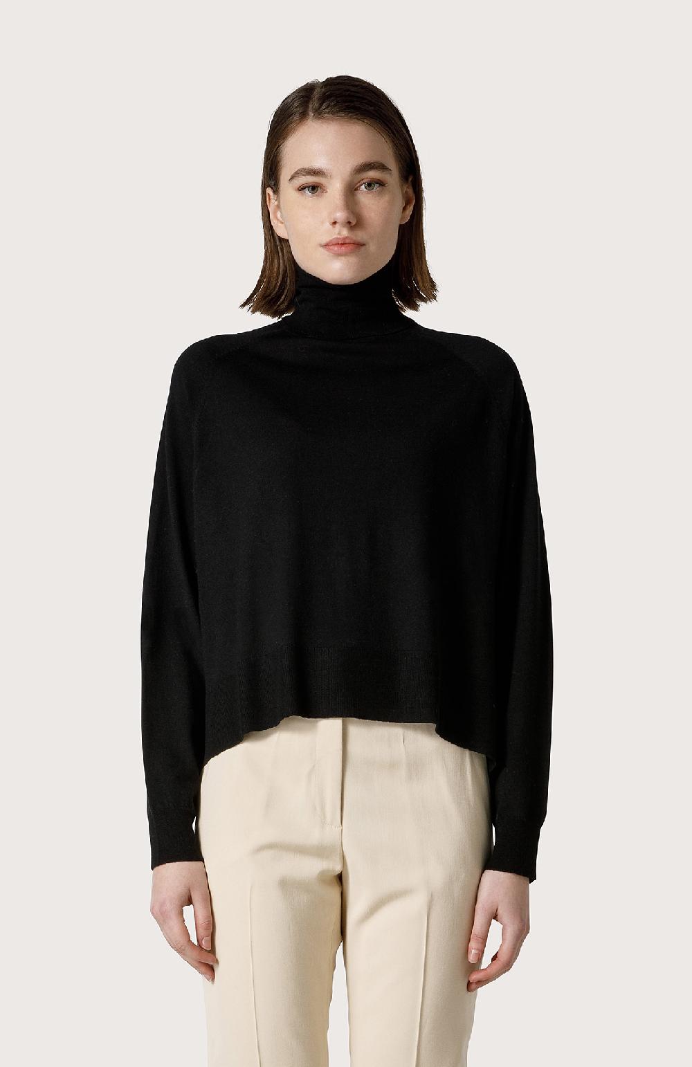 Seventy Dolcevita In Merinos Sottile - Col. Nero