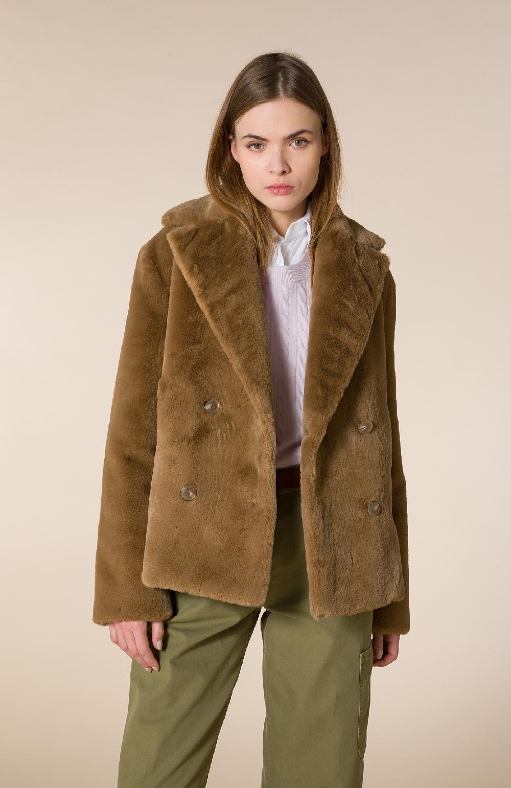 Seventy Ecopelliccia Doppiopetto - Col. Neutro