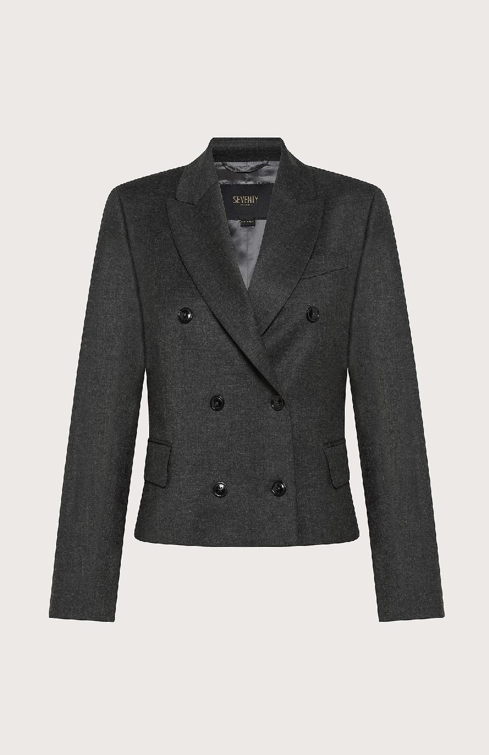 Seventy Giacca corta doppiopetto - Col. Grigio