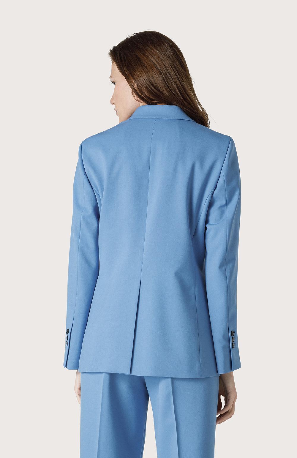 Seventy Giacca Doppiopetto Con Impunture - Col. Blu