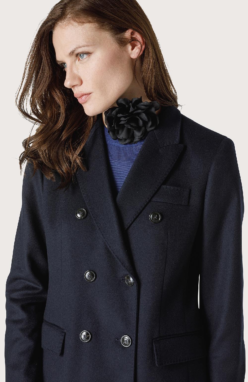 Seventy Giacca Doppiopetto Con Impunture - Col. Blu