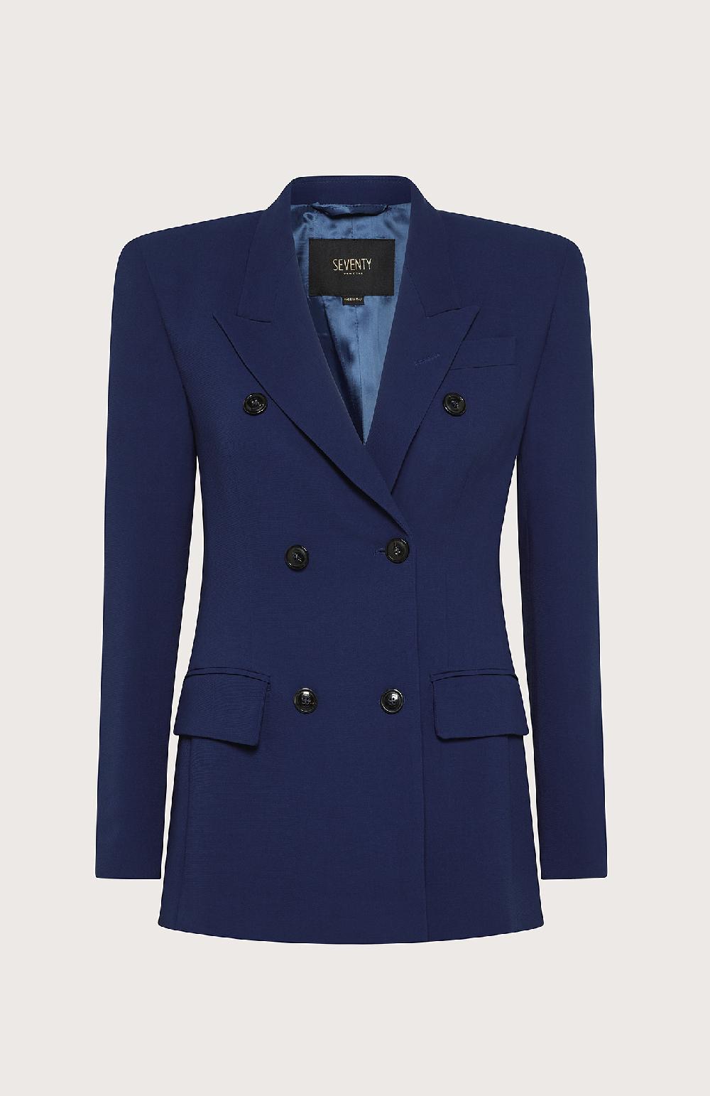 Seventy Giacca doppiopetto design fit - Col. Blu