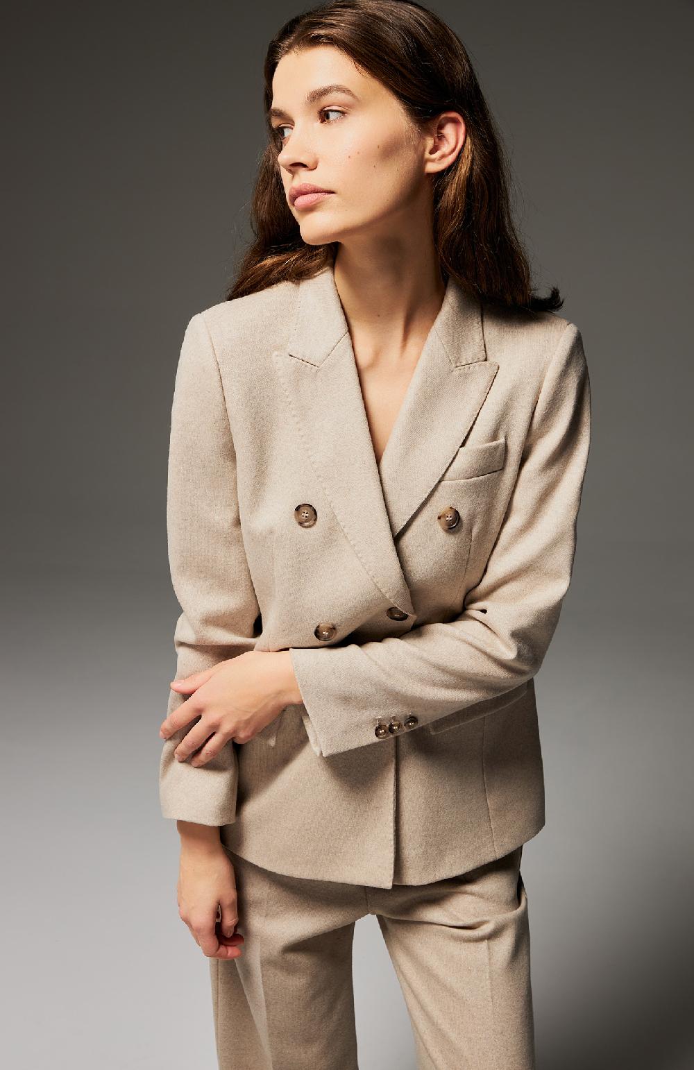 Seventy Giacca Doppiopetto In Flanella - Col. Grigio