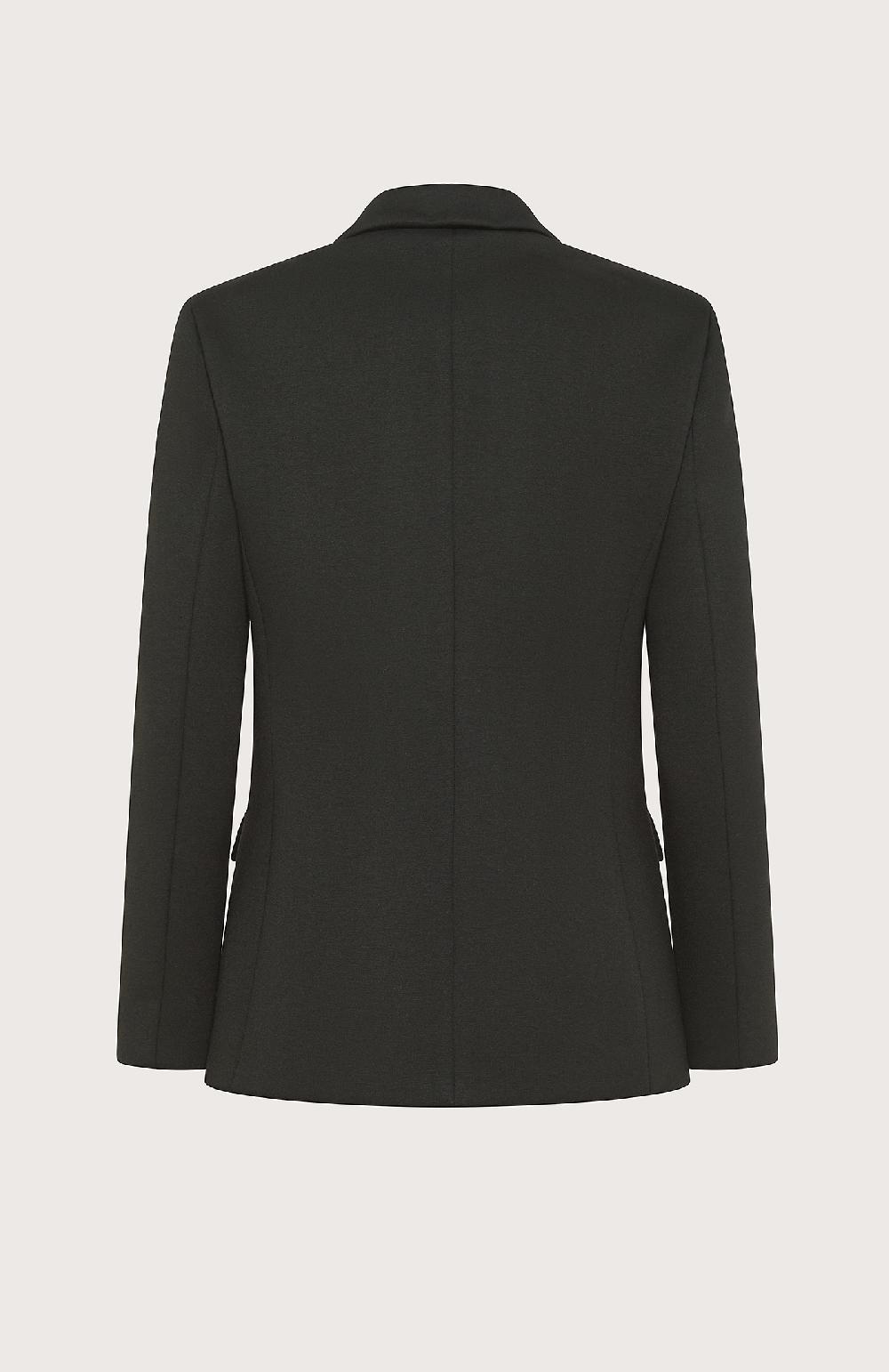 Seventy Giacca Doppiopetto In Neoprene - Col. Nero