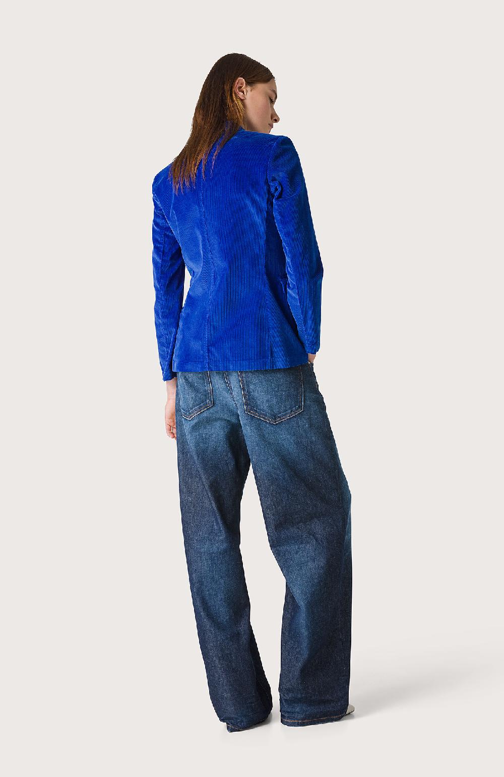 Seventy Giacca Doppiopetto In Velluto - Col. Blu