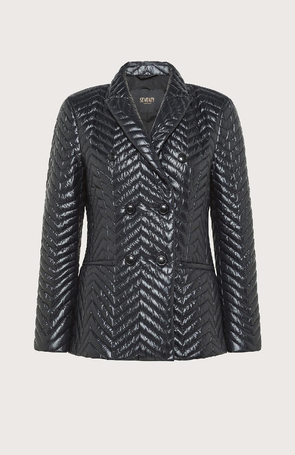 Seventy Giacca doppiopetto trapuntata - Col. Nero