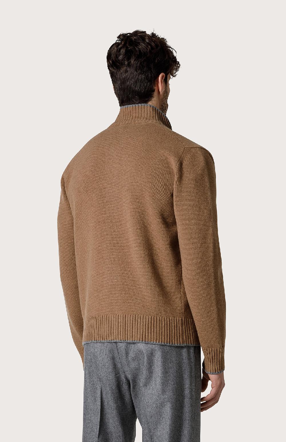 Seventy Giacca In Maglia Con Bottoni - Col. Marrone