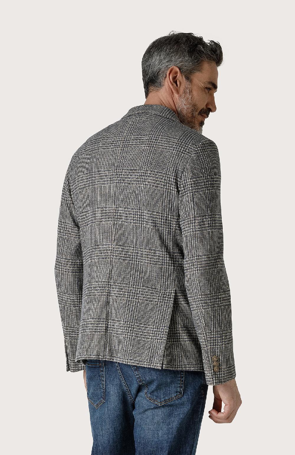 Seventy Giacca Monopetto Effetto Galles - Col. Neutro