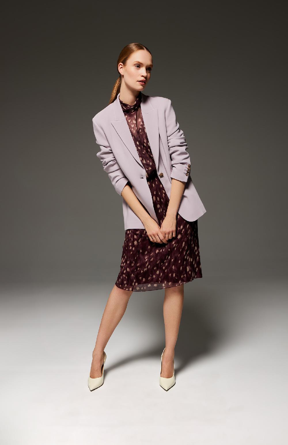 Seventy Giacca Monopetto In Cady Unito - Col. Rosa