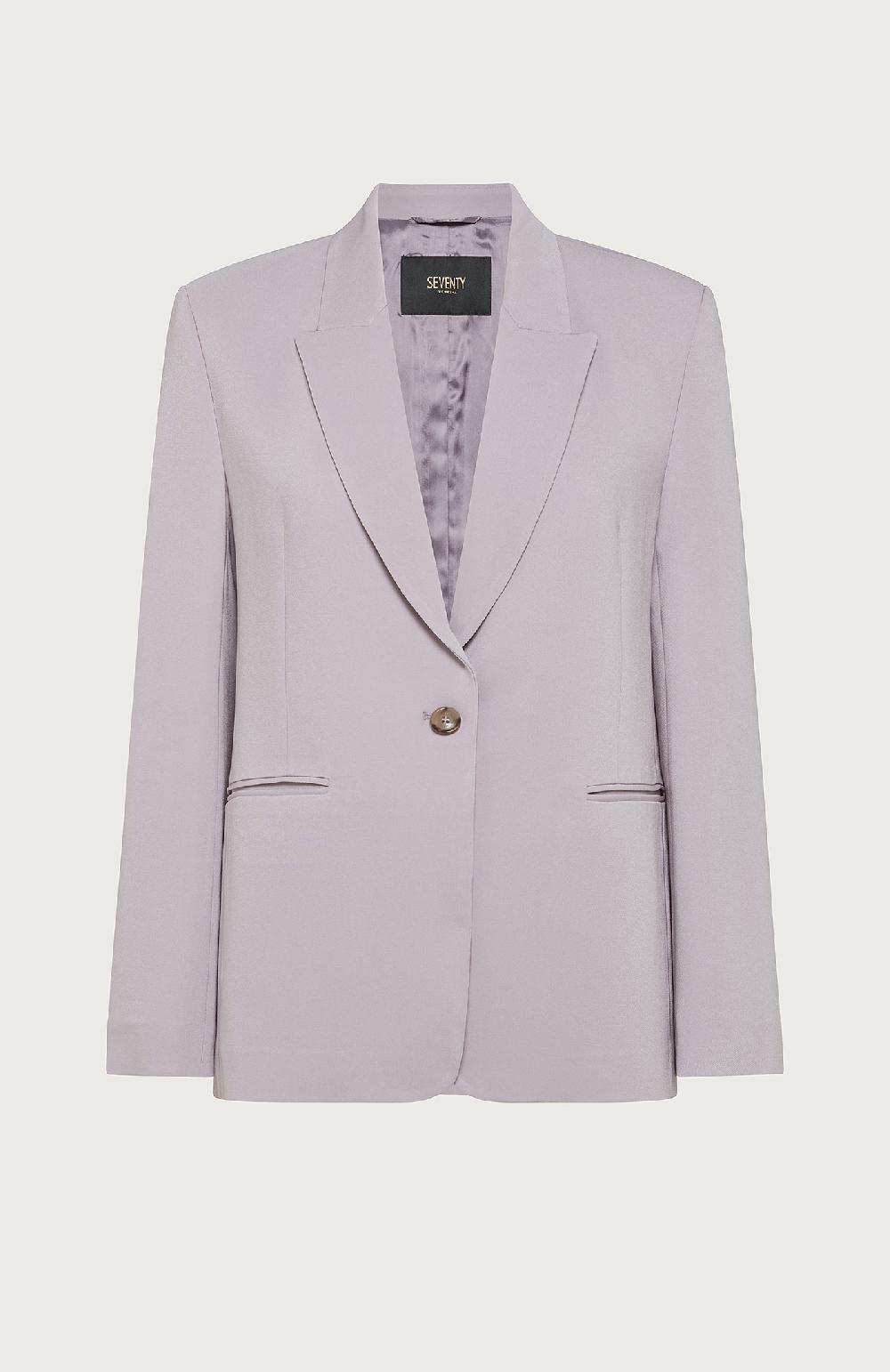 Seventy Giacca monopetto in cady unito - Col. Rosa