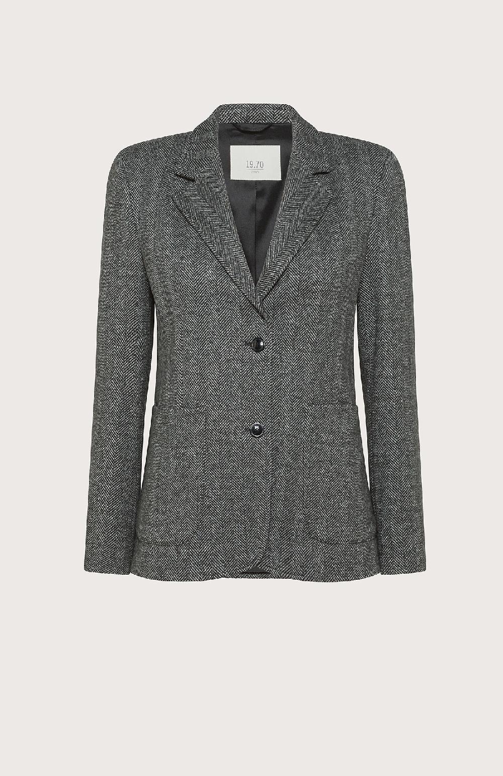 Seventy Giacca monopetto in maglia - Col. Grigio